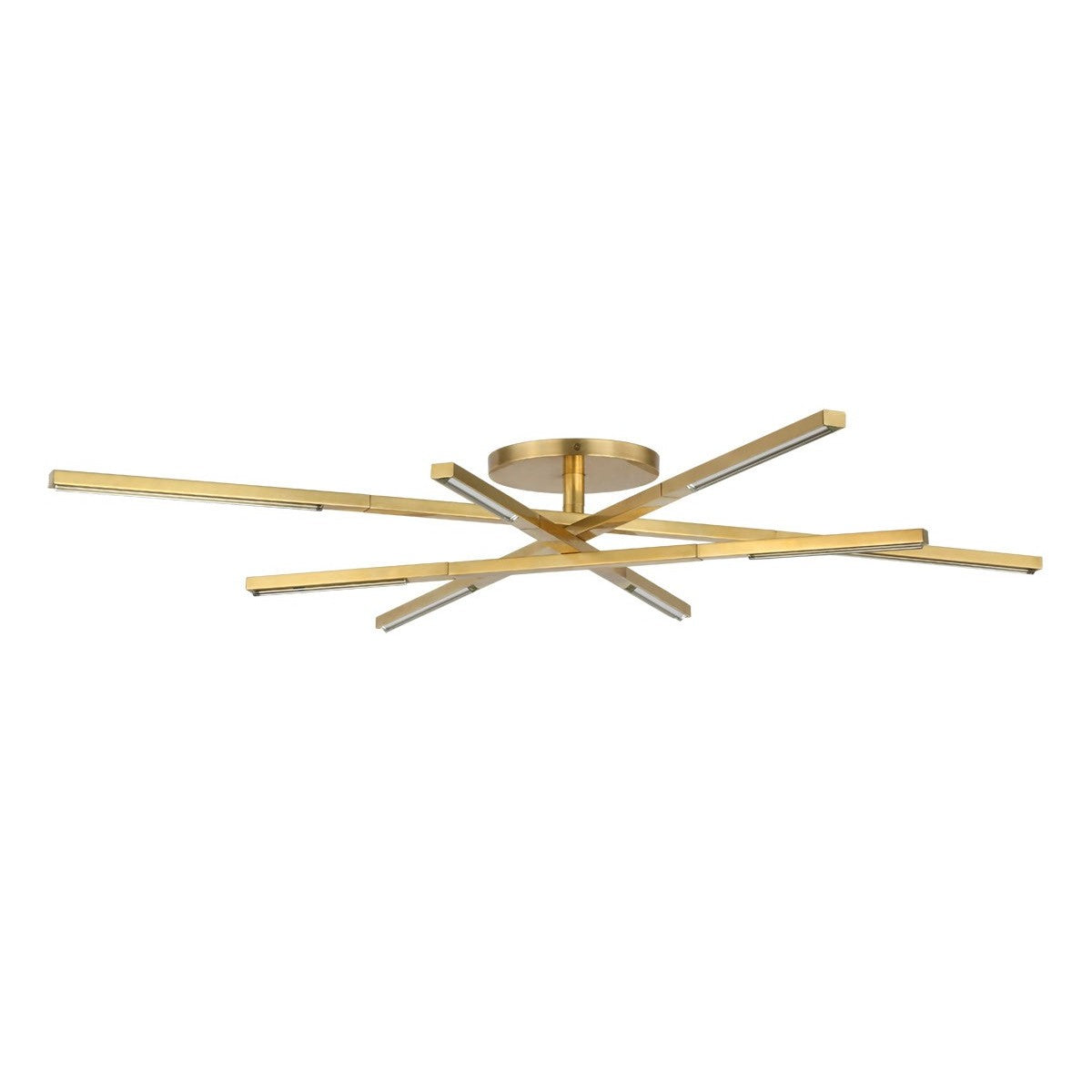 Visual Comfort Modern - SLFM56727CCHAB - LED Flush Mount - Cityscape - Hand Rubbed Antique Brass