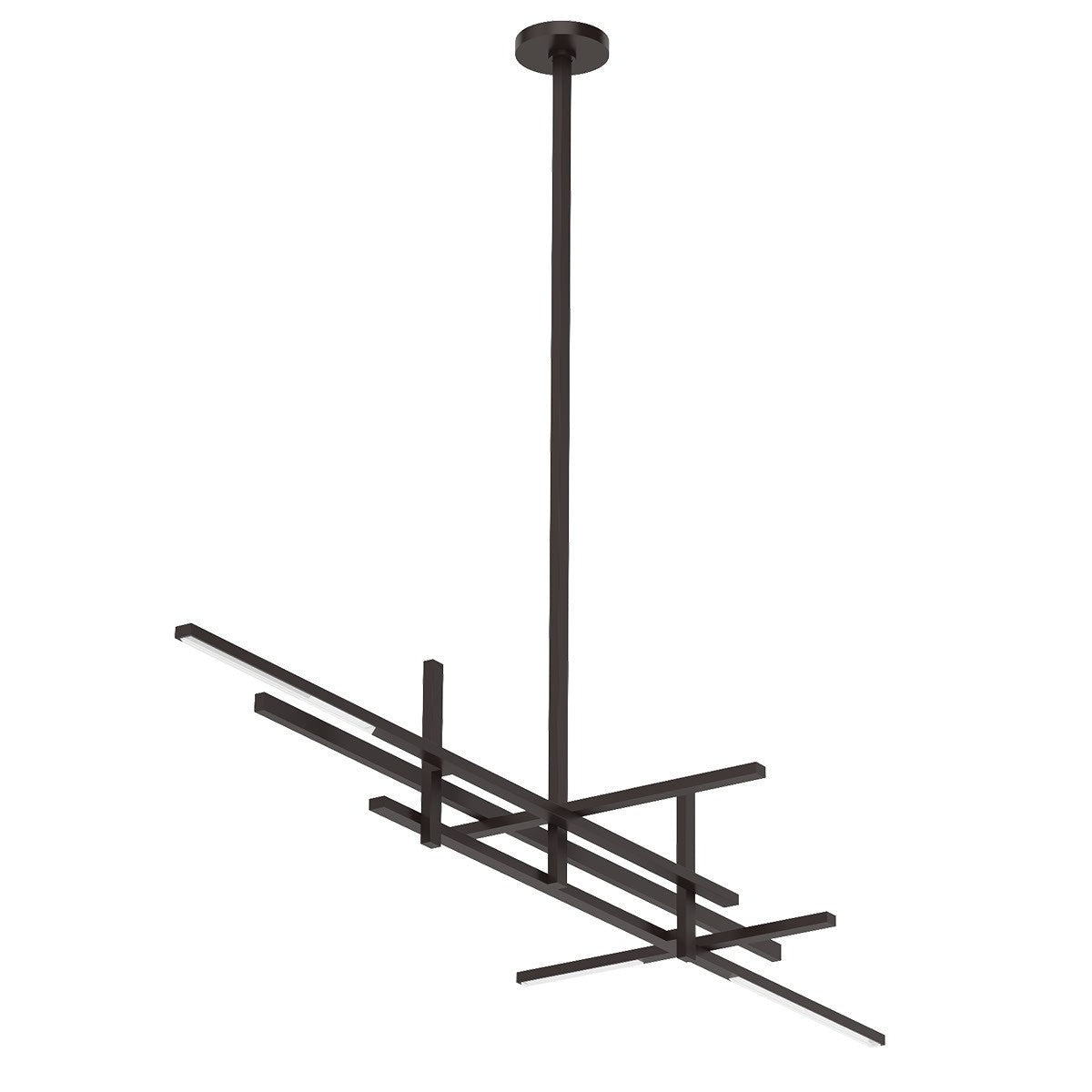 Visual Comfort Modern - SLLS56227CCBZ - LED Linear Chandelier - Cityscape - Bronze