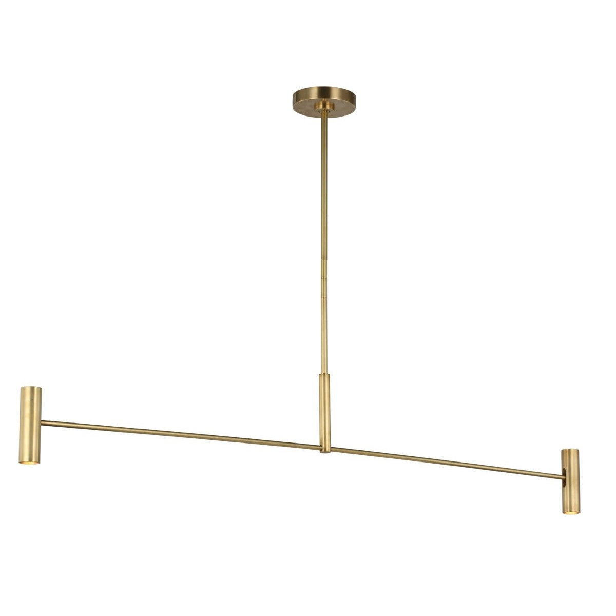 Visual Comfort Modern - SLLS57130HAB - LED Linear Chandelier - Ponte - Hand Rubbed Antique Brass