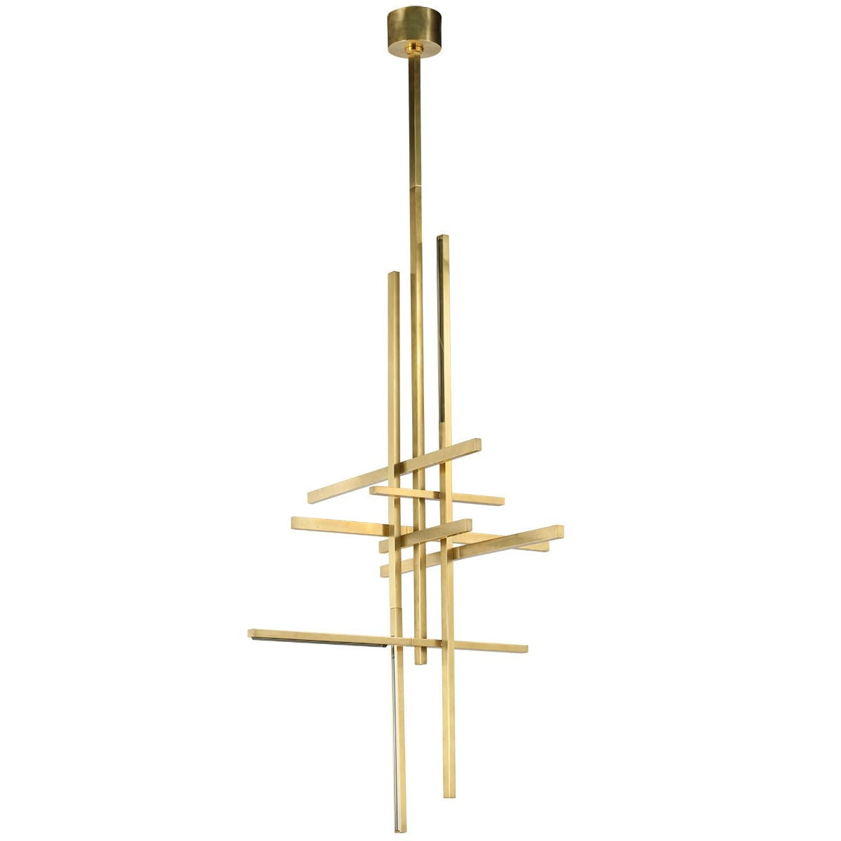 Visual Comfort Modern - SLPD56327CCHAB - LED Pendant - Cityscape - Hand Rubbed Antique Brass