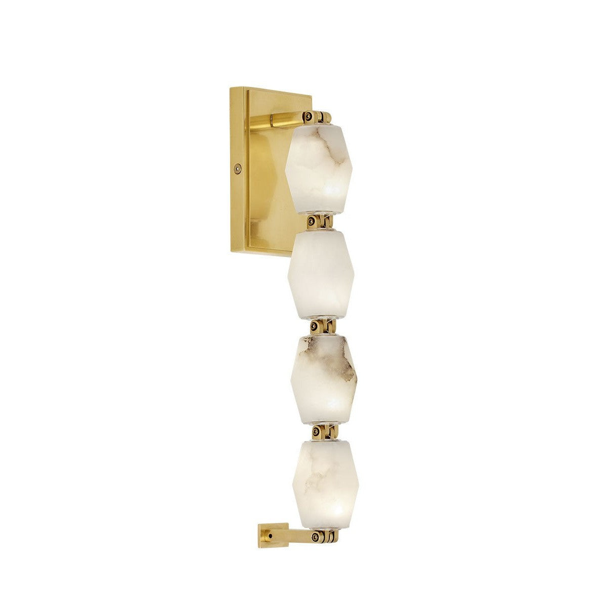 Visual Comfort Modern - SLWS54627ALBHAB - LED Wall Sconce - Collier - Hand Rubbed Antique Brass