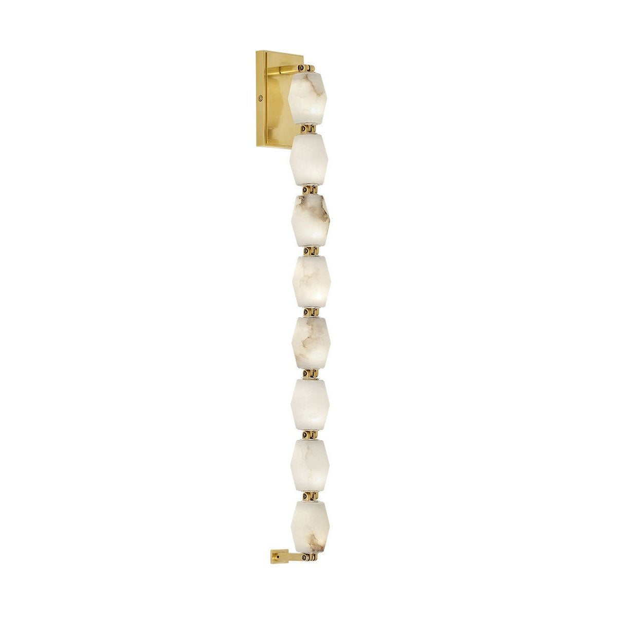 Visual Comfort Modern - SLWS54727ALBHAB - LED Wall Sconce - Collier - Hand Rubbed Antique Brass