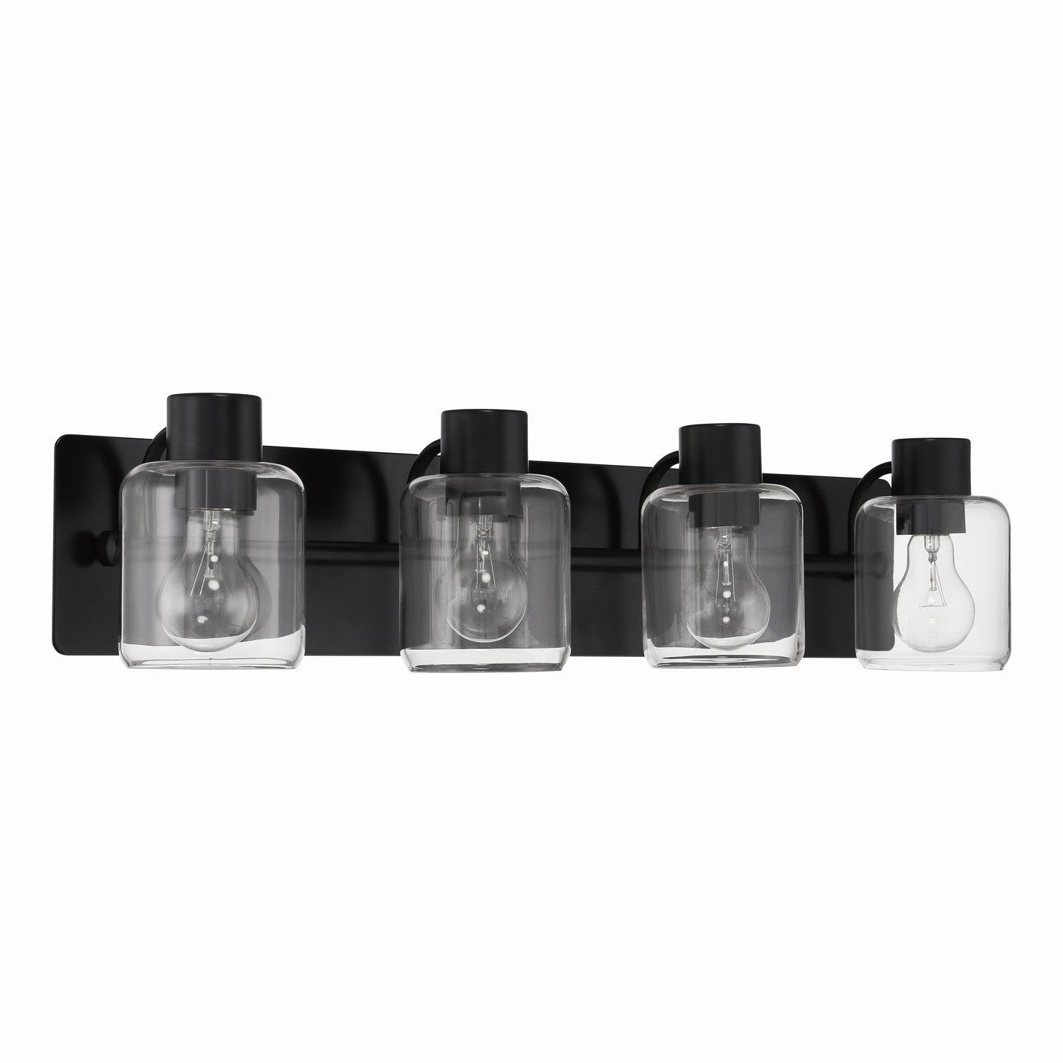 Craftmade - 17728FB4 - Four Light Vanity - Rori - Flat Black