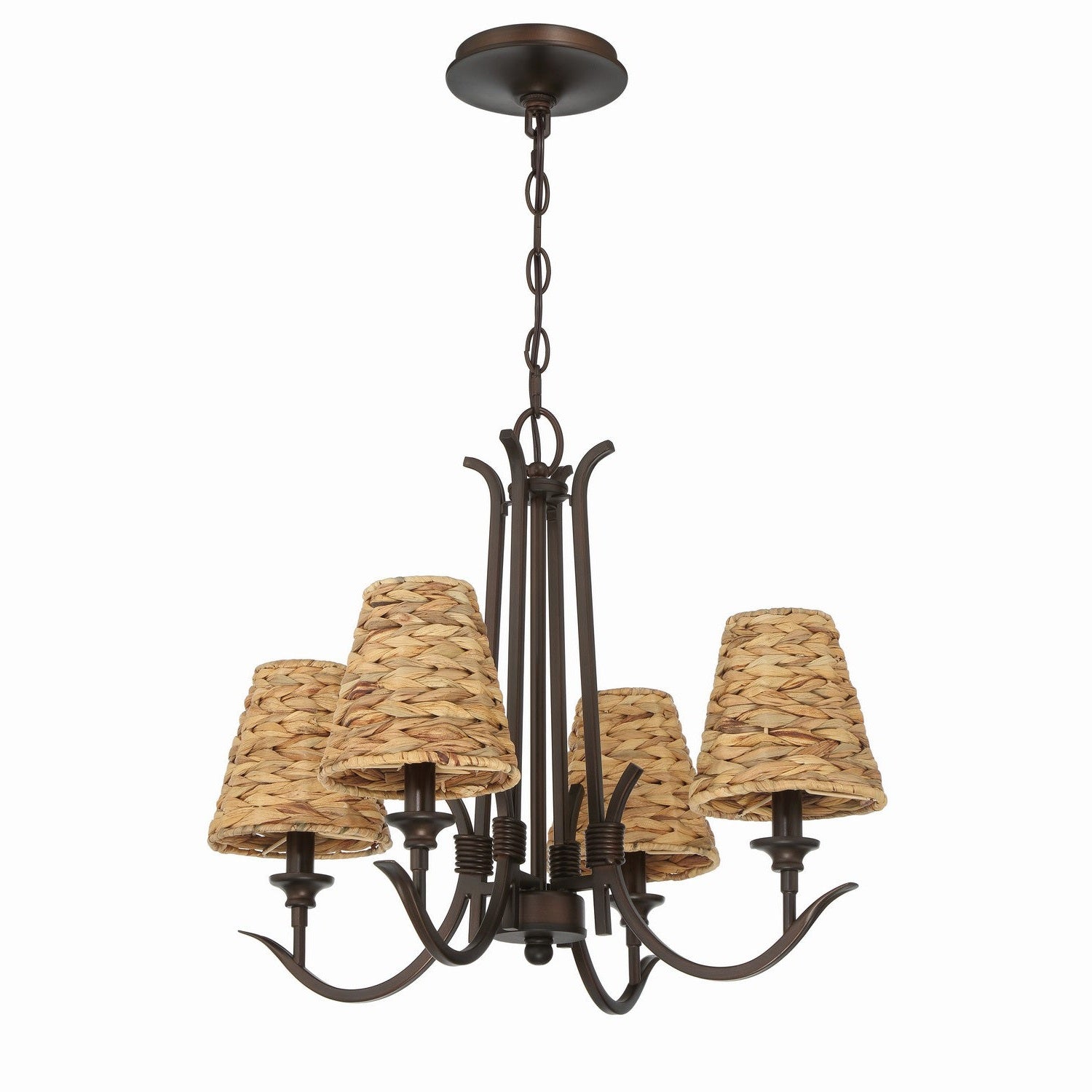Craftmade - 58324-ABZ - Four Light Chandelier - Kokomo - Aged Bronze Brushed