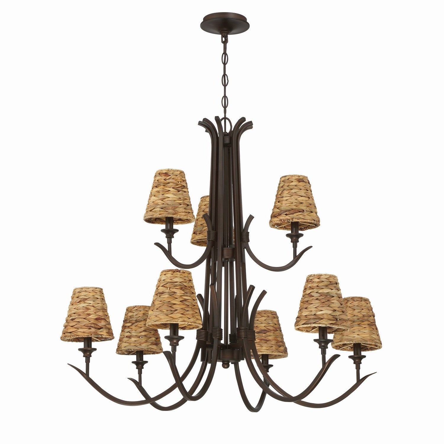 Craftmade - 58329-ABZ - Nine Light Chandelier - Kokomo - Aged Bronze Brushed