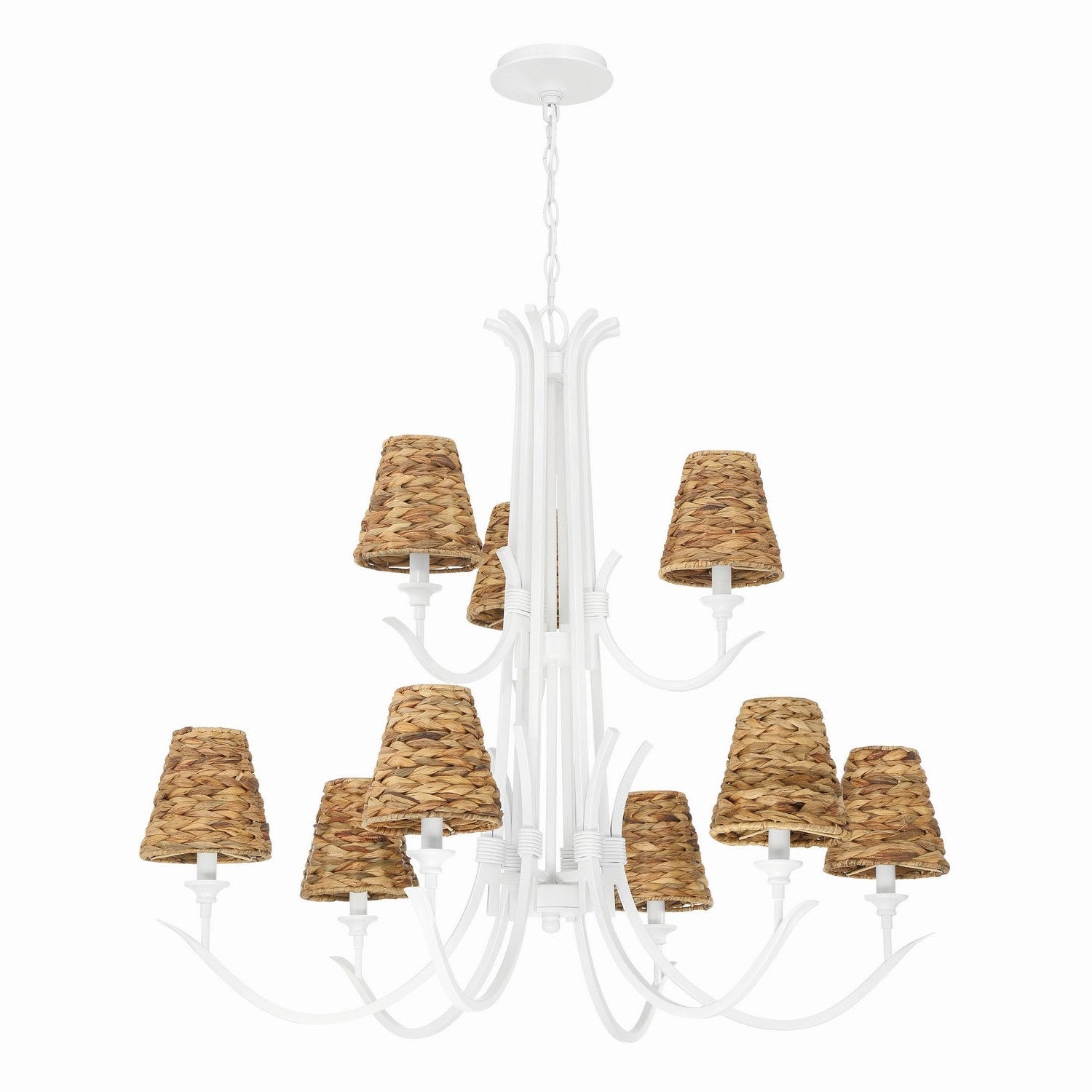 Craftmade - 58329-MWW - Nine Light Chandelier - Kokomo - Matte White