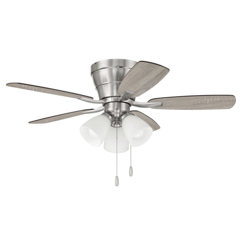 Craftmade - WHL42BNK5C3 - 42"Ceiling Fan - Wheeler 42 3-Light - Brushed Polished Nickel