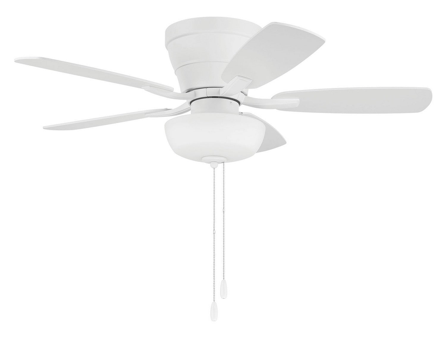 Craftmade - WHL42W5C1 - 42"Ceiling Fan - Wheeler 42 2-Light Bowl - White