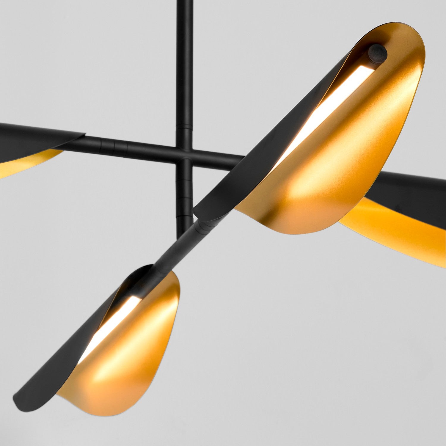 Quorum - 3-407-1540 - LED Chandelier - Pivot - Black|Aged Brass