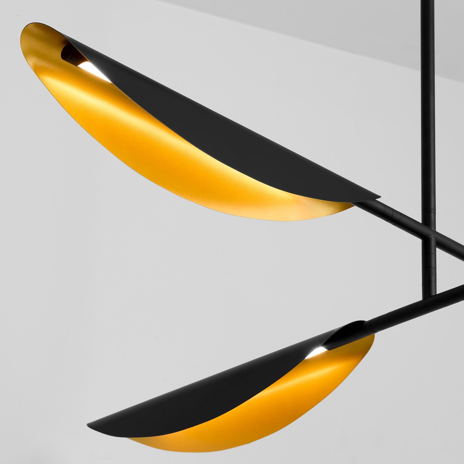Quorum - 3-407-1540 - LED Chandelier - Pivot - Black|Aged Brass