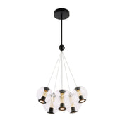 Artcraft - AC6846BK - LED Chandelier - Arlo - Black