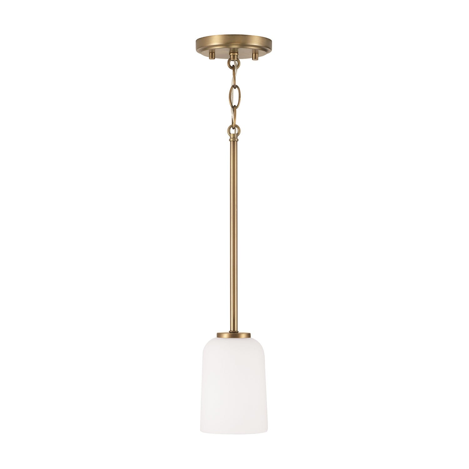 Capital Lighting - 348812AD-542 - One Light Mini Pendant - Lawson - Aged Brass