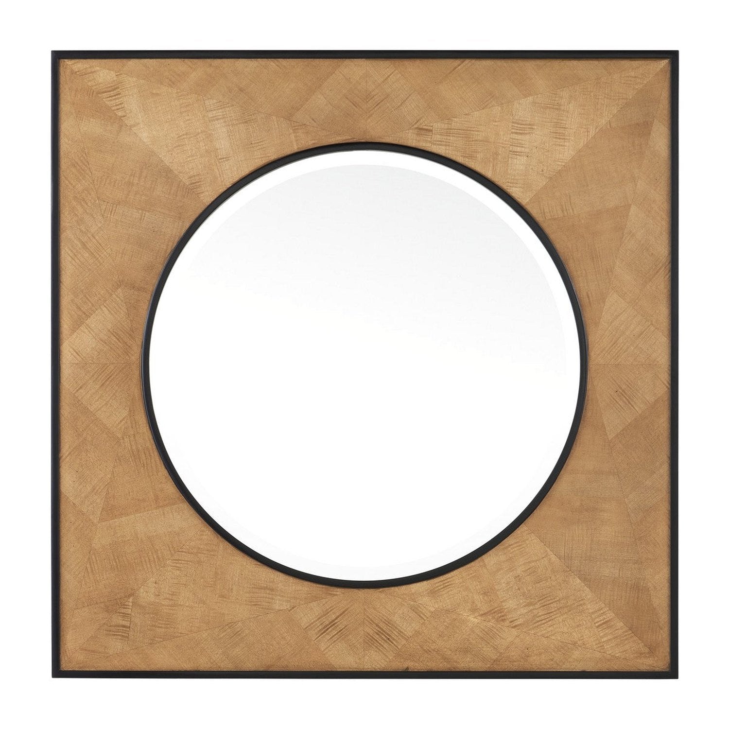 Currey and Company - 1000-0147 - Mirror - Kallista - Taupe/Black/Mirror
