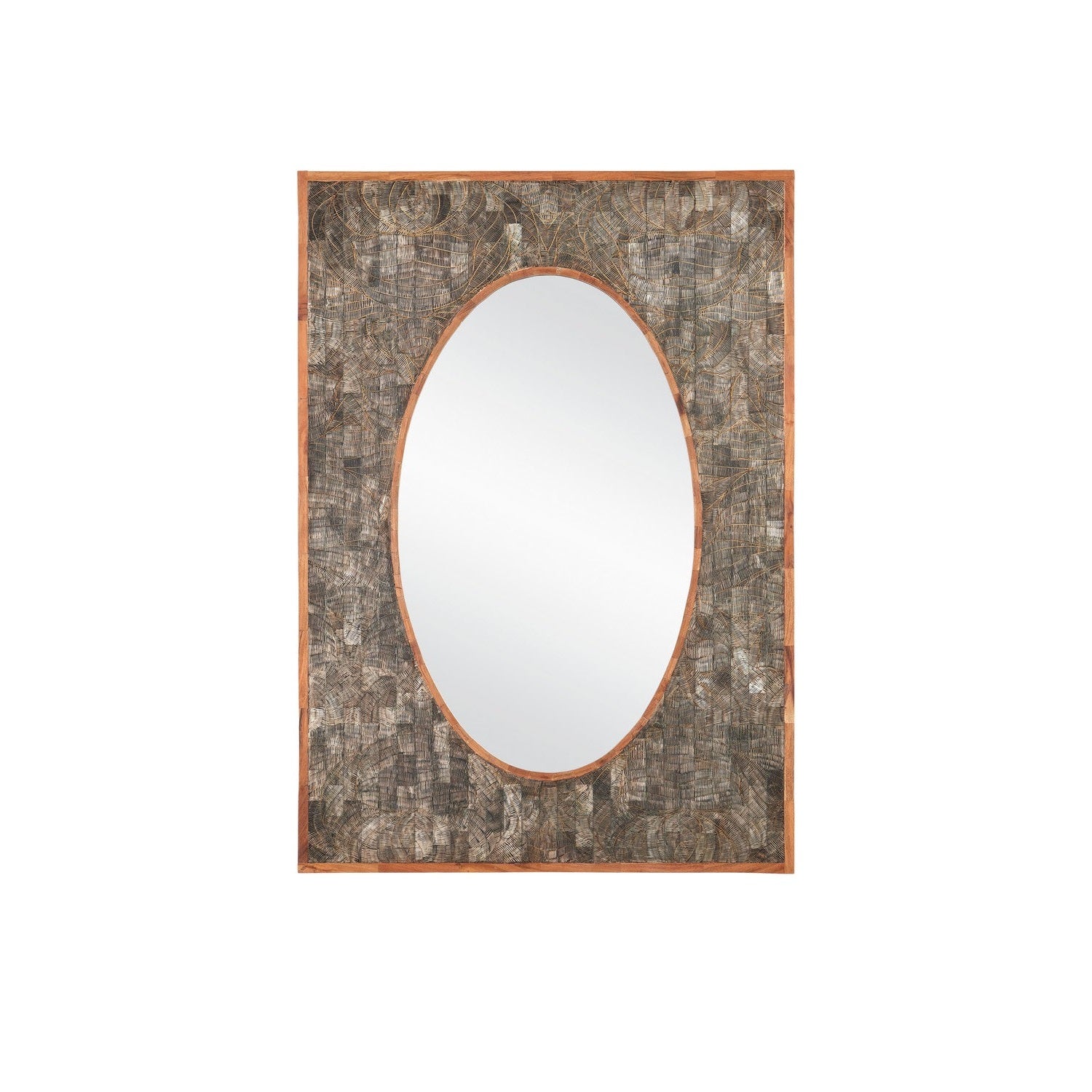 Currey and Company - 1000-0155 - Mirror - Natural/Mirror