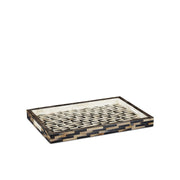 Currey and Company - 1200-0759 - Tray - Aldo Tray - Natural/Black/White