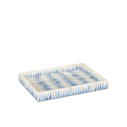 Currey and Company - 1200-0764 - Tray - Nadene Collection - Blue/White