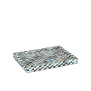 Currey and Company - 1200-0765 - Tray - Ezra Collection - Blue/Natural