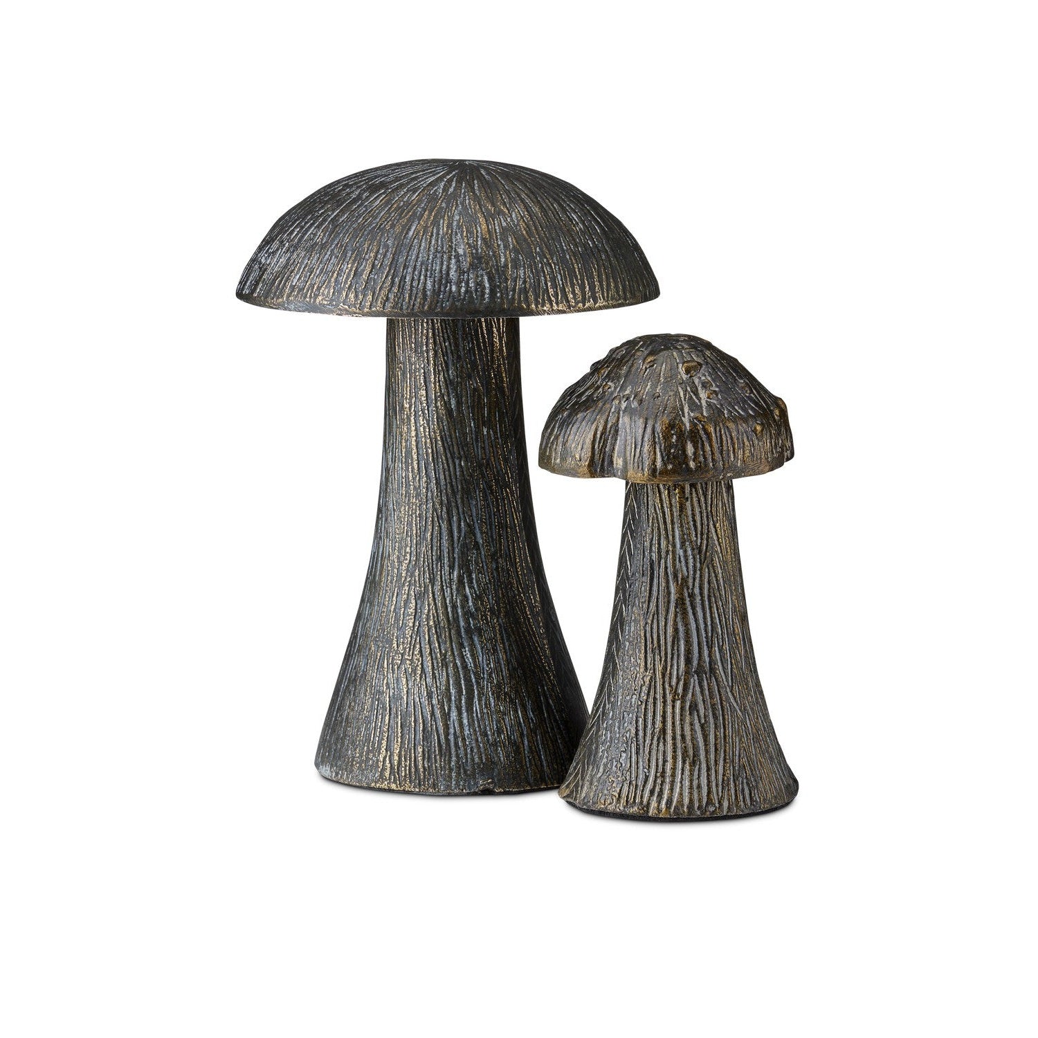 Currey and Company - 1200-0768 - Porcino Set of 2 - Porcino Set of 2 - Antique Brass