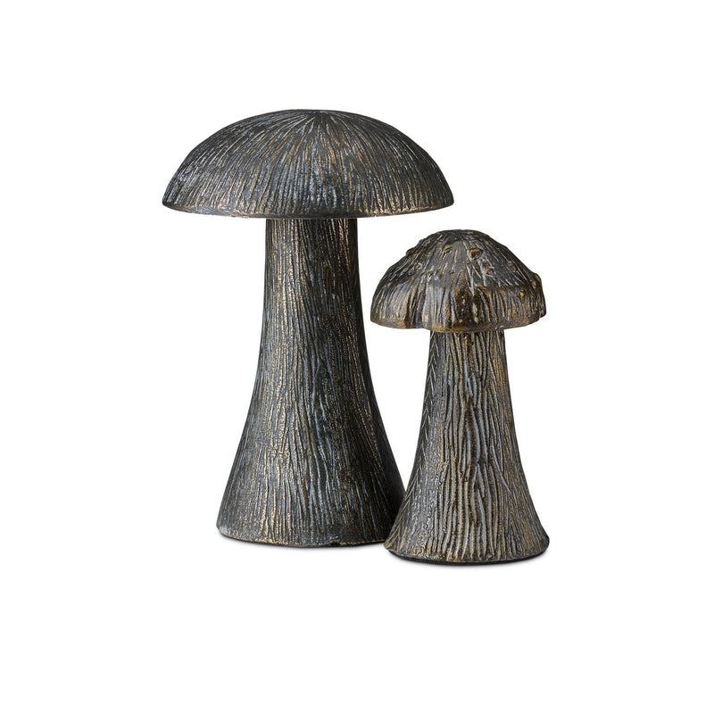 Currey and Company - 1200-0768 - Porcino Set of 2 - Porcino Set of 2 - Antique Brass