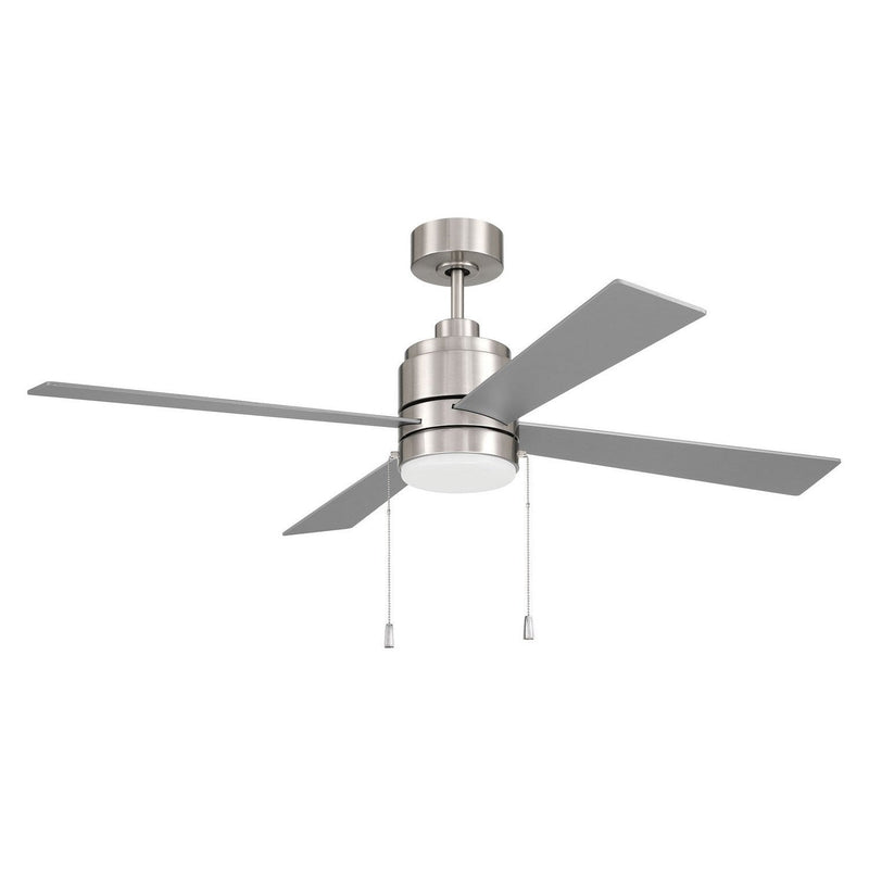 Craftmade - MCY52BNK4-PC - 52"Ceiling Fan - McCoy 52 4 Blade with Pull Chains - Brushed Polished Nickel