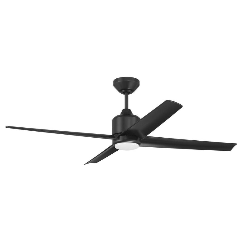 Craftmade - QUL52FB4 - 52"Ceiling Fan - Quell - Flat Black