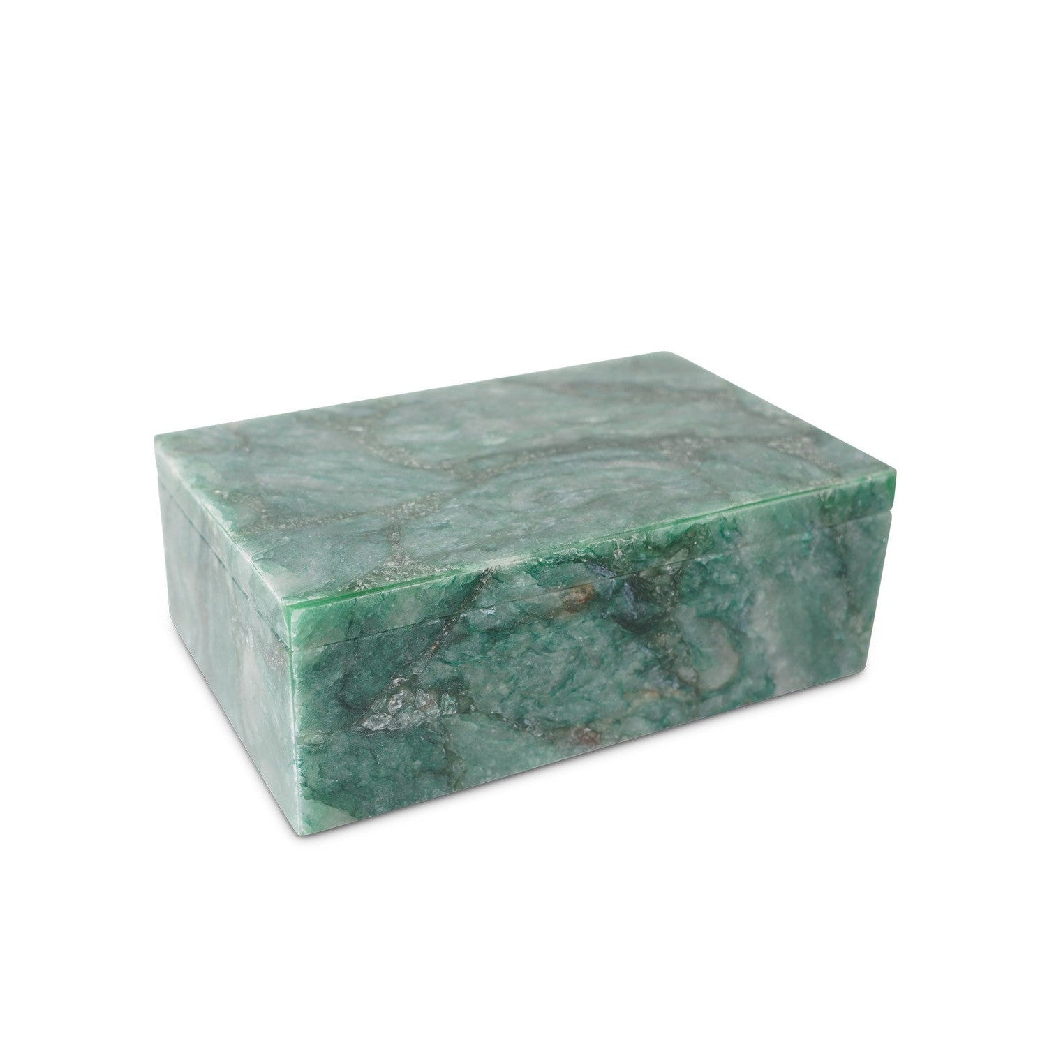 Currey and Company - 1200-0777 - Box - Green Aventurine Box - Natural