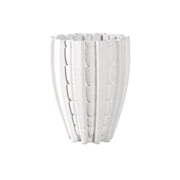 Currey and Company - 1200-0786 - Vase - Fluted Collection - White