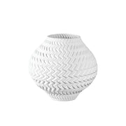 Currey and Company - 1200-0788 - Vase - Plisse Collection - White