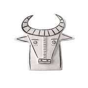 Currey and Company - 1200-0791 - Frank the Bull - Frank the Bull - Washed White/Black