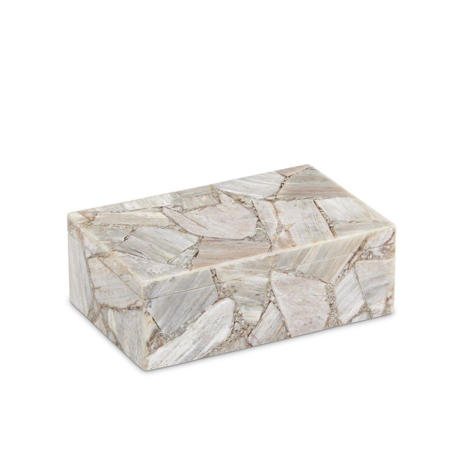 Currey and Company - 1200-0804 - Box - Jossa Aventurine Box - Natural