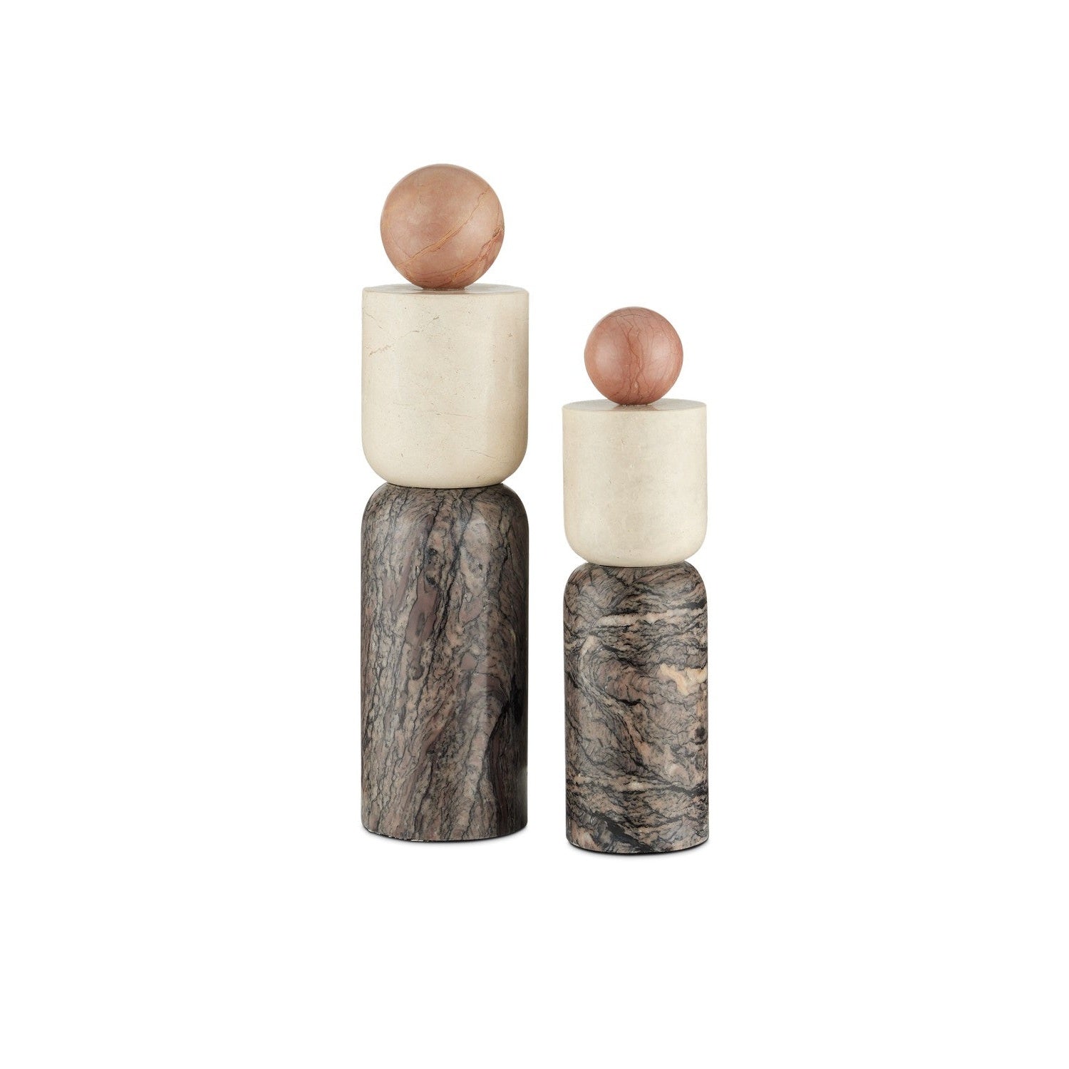 Currey and Company - 1200-0817 - Object Set of 2 - Moreno Collection - Natural