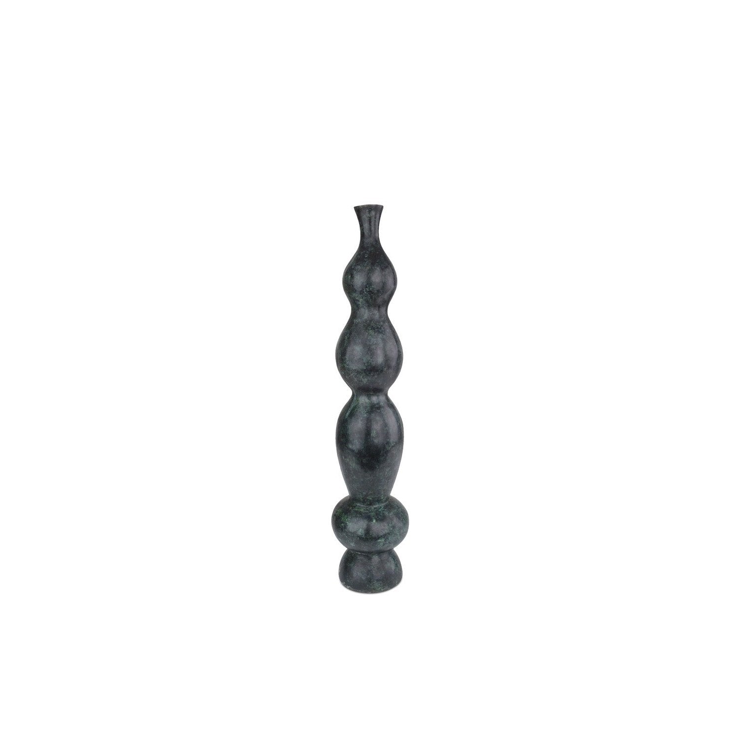 Currey and Company - 1200-0831 - Vase - Luganzo Collection - Jade Green/Gold
