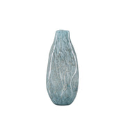 Currey and Company - 1200-0858 - Vase - Tyne Collection - Pale Blue/Gold