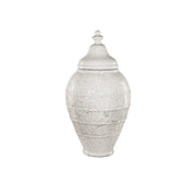 Currey and Company - 1200-0883 - Jar - Virginal Collection - Antique White