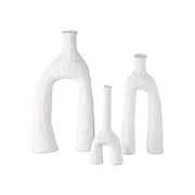Currey and Company - 1200-0889 - Vase Set of 3 - Zante Vase Set of 3 - Matte White