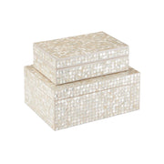 Currey and Company - 1200-0904 - Box Set of 2 - Gerri Collection - Natural/Cream