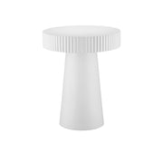 Currey and Company - 2000-0043 - Accent Table - Harlow Collection - White