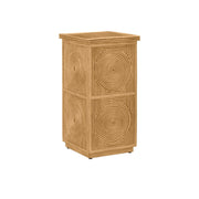 Currey and Company - 3000-0267 - Accent Table - Santos Collection - Sea Sand/Clear