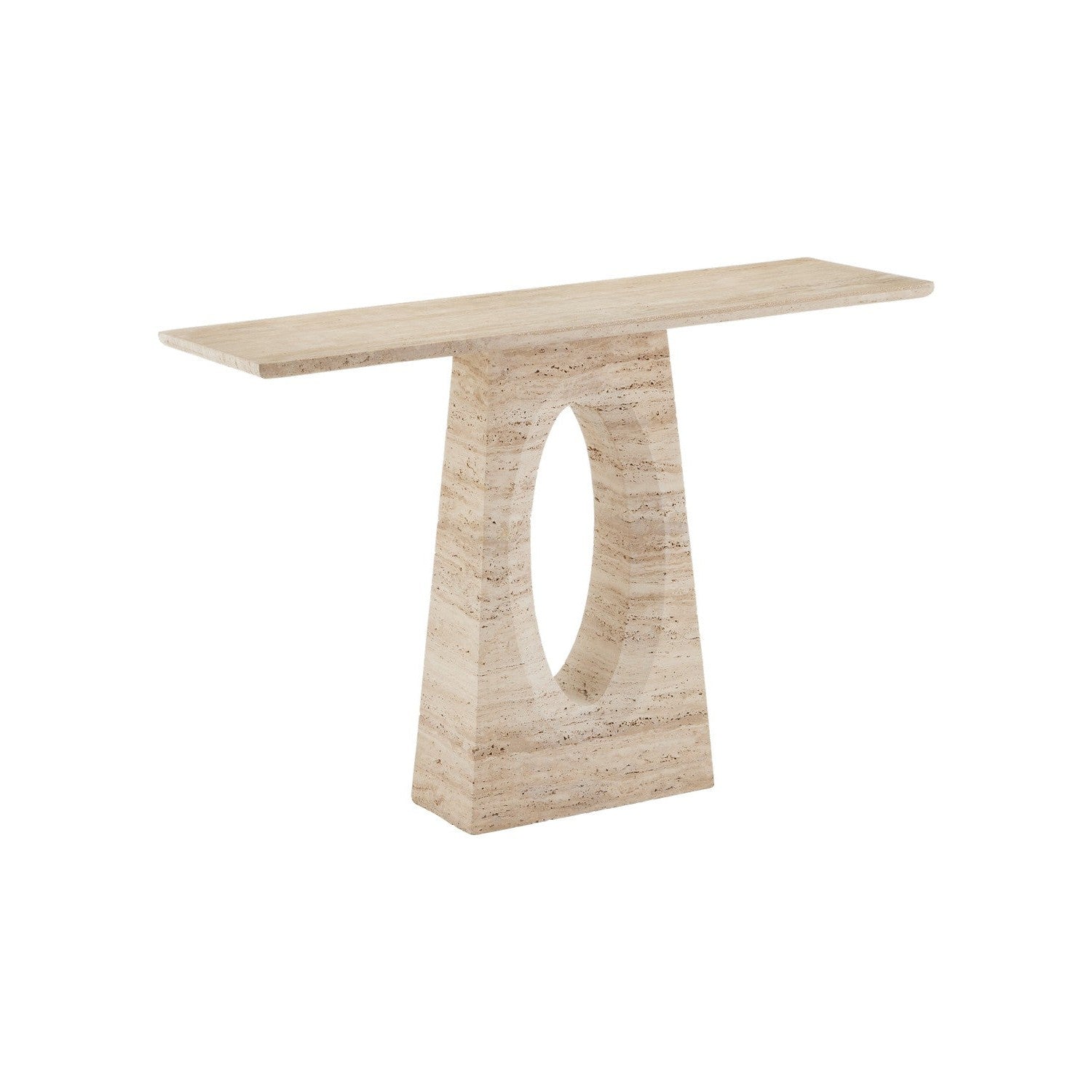 Currey and Company - 3000-0286 - Console Table - Demi Collection - Natural Beige