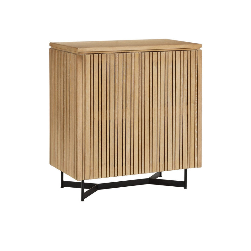 Currey and Company - 3000-0293 - Cabinet - Indeo Collection - Washed Oak/Black