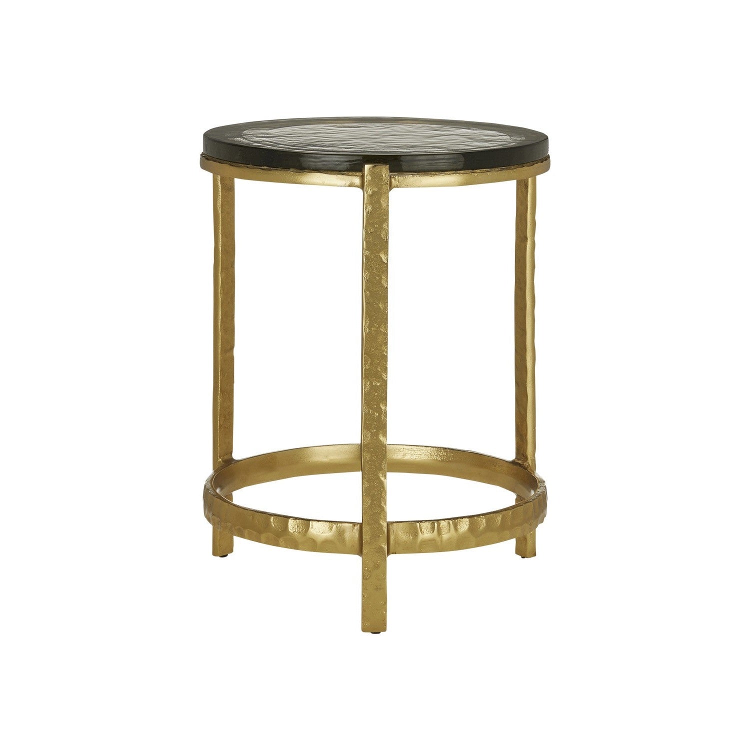 Currey and Company - 4000-0156 - Accent Table - Acea Collection - Gold/Clear