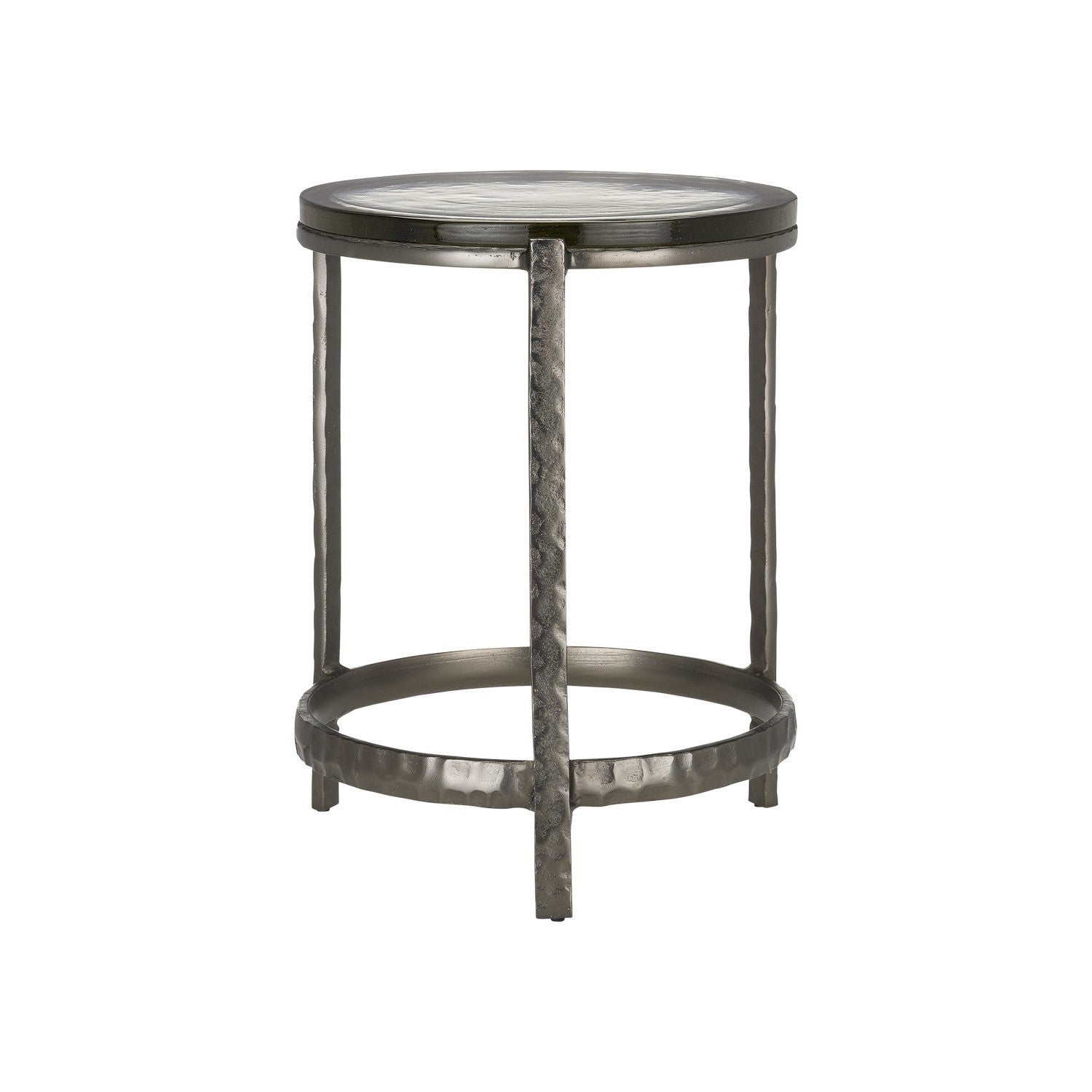 Currey and Company - 4000-0157 - Accent Table - Acea Collection - Graphite/Clear