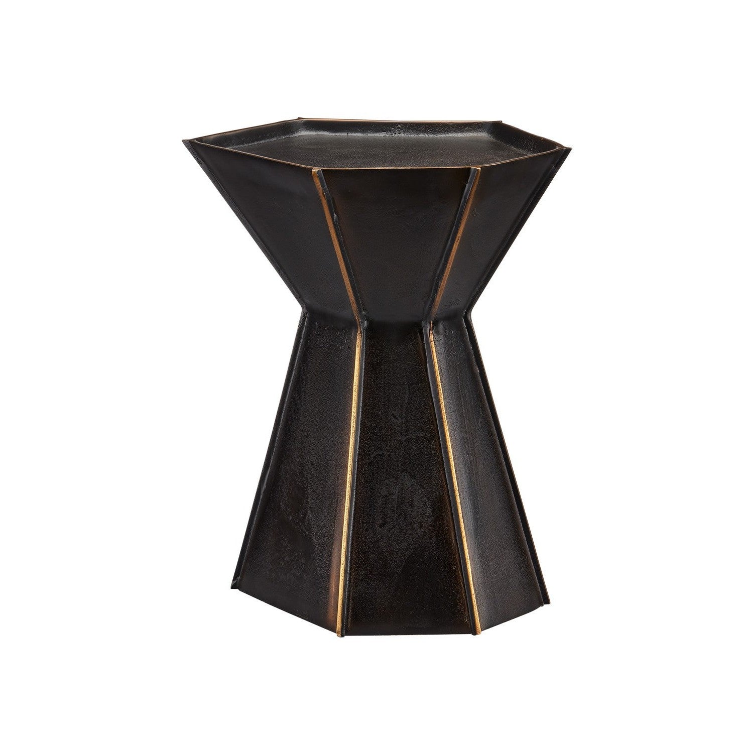 Currey and Company - 4000-0175 - Accent Table - Merola Accent Table - Bronze/Gold