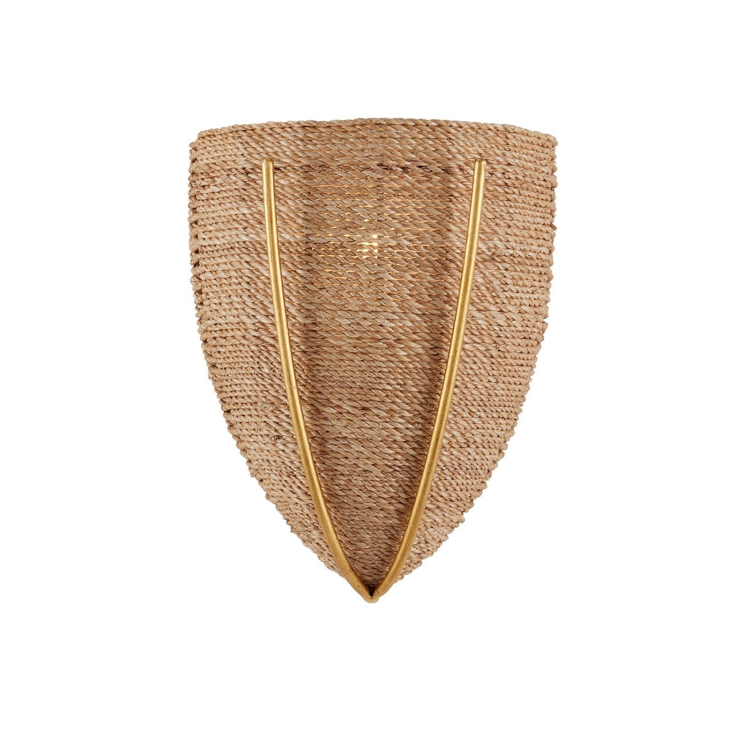 Currey and Company - 5000-0232 - One Light Wall Sconce - Dreamscape Wall Sconce - Natural/Contemporary Gold Leaf