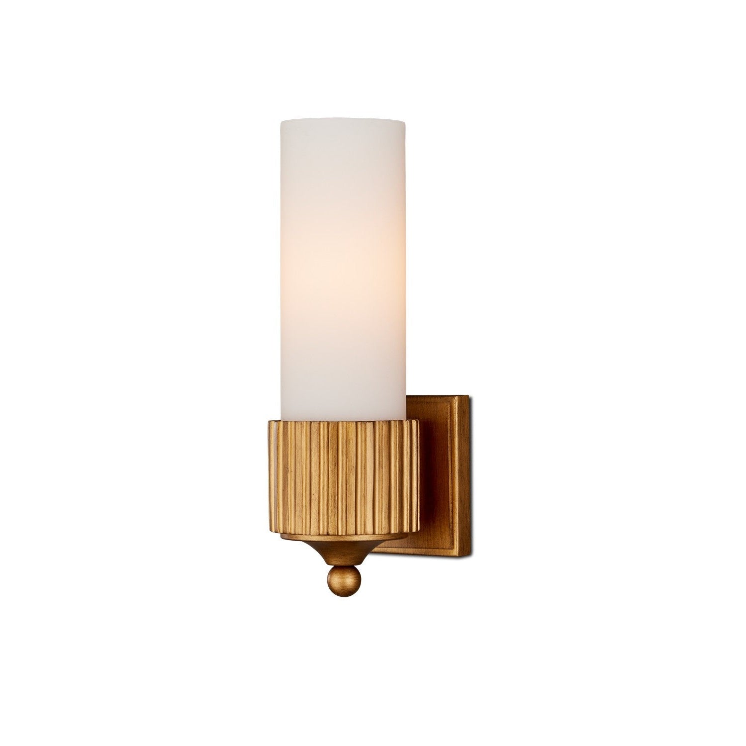 Currey and Company - 5800-0049 - One Light Wall Sconce - Bryce Collection - Gold/Frosted