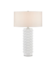 Currey and Company - 6000-0870 - One Light Table Lamp - Cassandra Collection - Matte White