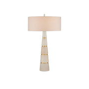 Currey and Company - 6000-0904 - Two Light Table Lamp - Eleanora Table Lamp - Natural/Natural Brass
