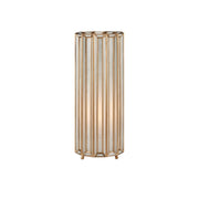 Currey and Company - 6000-0911 - One Light Table Lamp - Daze Collection - White/Antique Brass