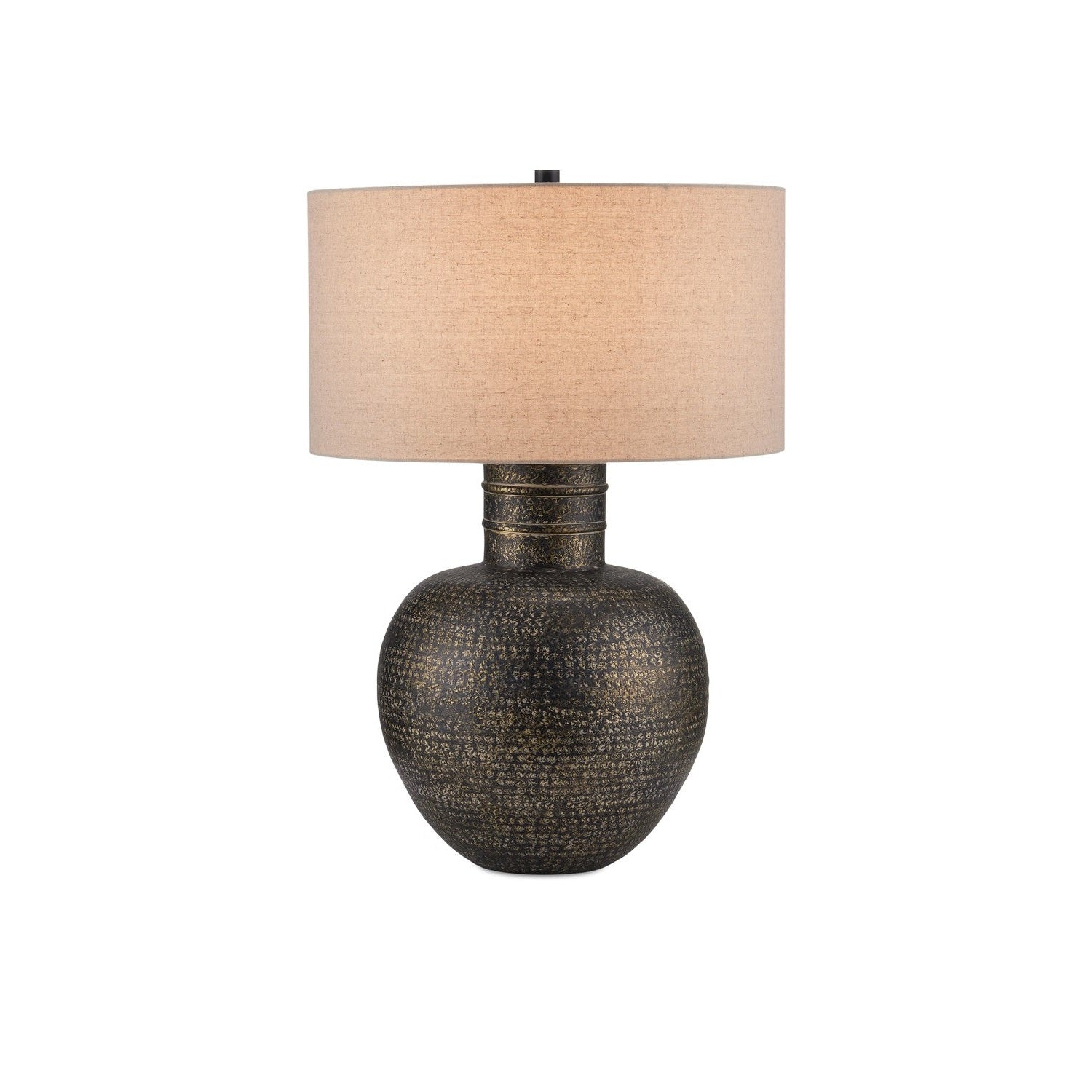 Currey and Company - 6000-0913 - One Light Table Lamp - Braille Table Lamp - Antique Brass