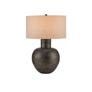 Currey and Company - 6000-0913 - One Light Table Lamp - Braille Table Lamp - Antique Brass